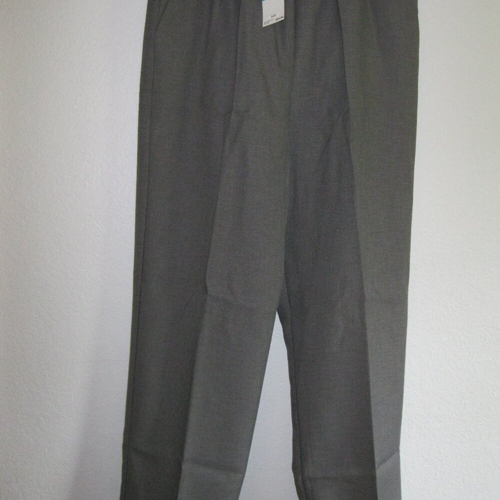 Alfred Dunner Classic Pants.  16.  Gray
